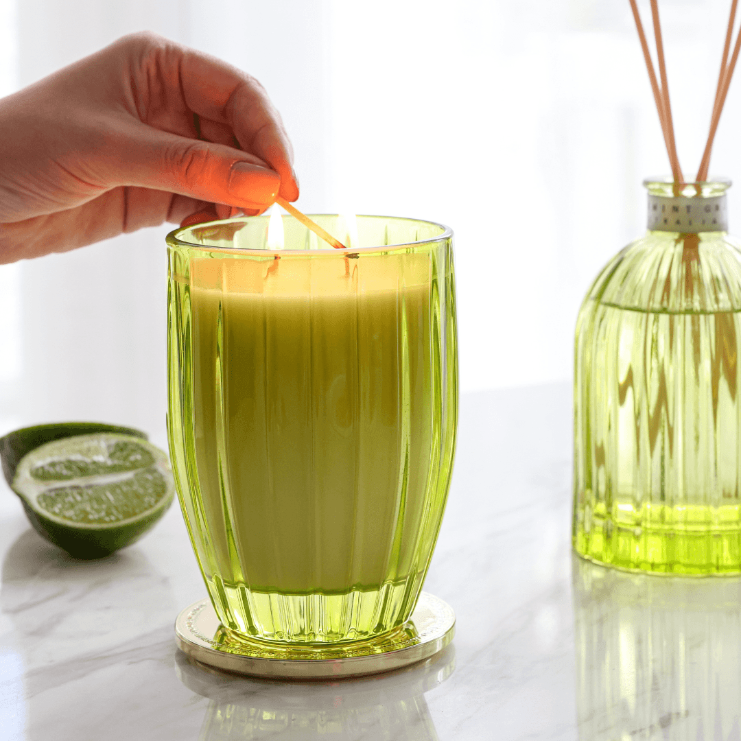 Candle - Peppermint Grove - Peppermint Grove Crushed Lime & Pineapple Candle 370g - The Gift Company