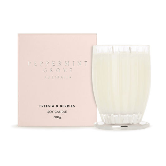 Candle - Peppermint Grove - Peppermint Grove Fressia & Berries Candle 700g - The Gift Company