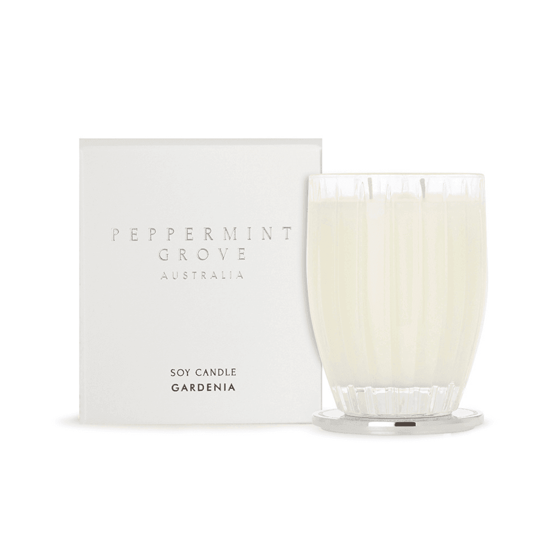 Candle - Peppermint Grove - Peppermint Grove Gardenia Candle 370g - The Gift Company