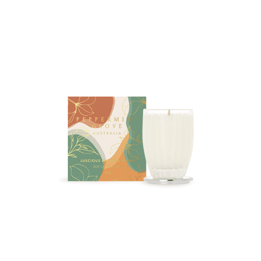 Candle - Peppermint Grove - Peppermint Grove Luscious Lychee & Peony Candle 60g - The Gift Company
