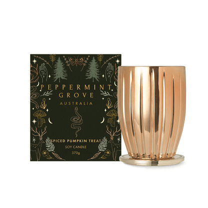Candle - Peppermint Grove - Peppermint Grove Spiced Pumpkin Treat Soy Candle 370g - The Gift Company