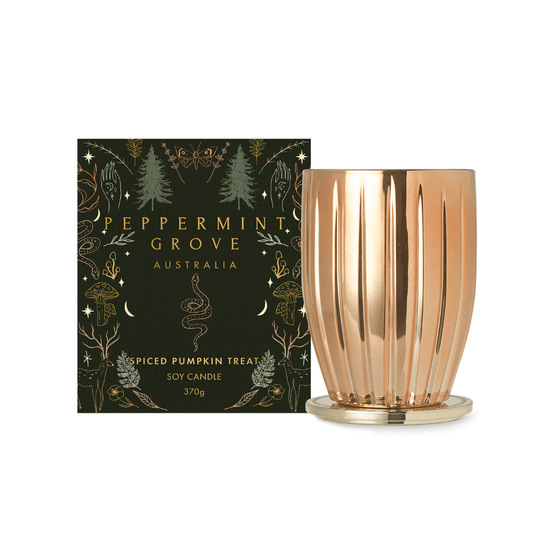 Candle - Peppermint Grove - Peppermint Grove Spiced Pumpkin Treat Soy Candle 370g - The Gift Company