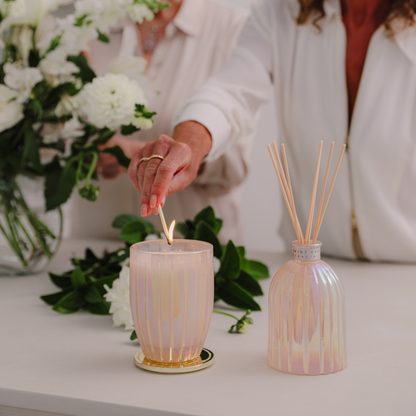 Candle - Peppermint Grove - Peppermint Grove Velvet Petals & Tuberose Mini Soy Candle Card 60g - The Gift Company