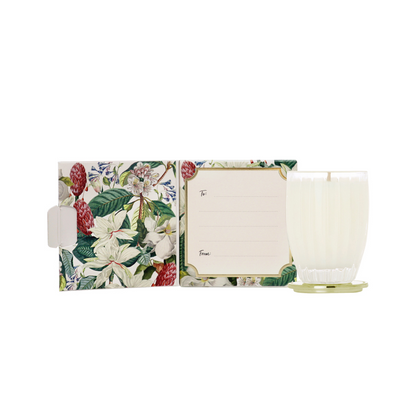 Candle - Peppermint Grove - Peppermint Grove Velvet Petals & Tuberose Mini Soy Candle Card 60g - The Gift Company