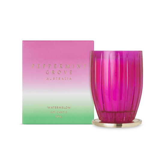 Candle - Peppermint Grove - Peppermint Grove Watermelon Candle 370g - The Gift Company