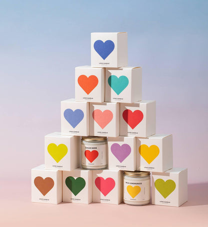 Candle - Pinkmint Candle - Pinkmint Candle Apple Mimosa Soy Candle 220g - The Gift Company