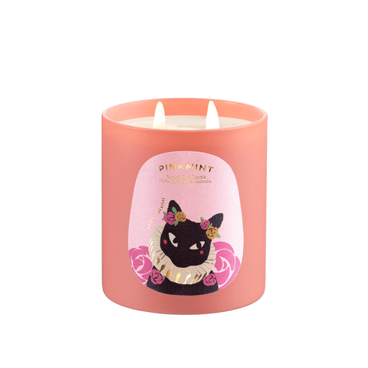 Candle - Pinkmint Candle - Pinkmint Candle Peony Blush Double Wick Soy Candle - The Gift Company