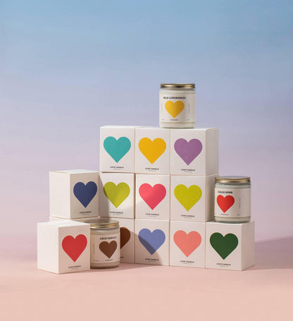 Candle - Pinkmint Candle - Pinkmint Candle Pink Cocktail Soy Candle 220g - The Gift Company