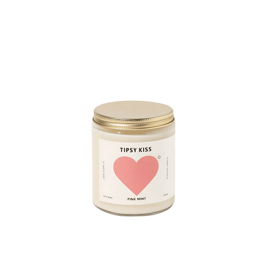 Candle - Pinkmint Candle - Pinkmint Candle Tipsy Kiss Soy Candle 220g - The Gift Company