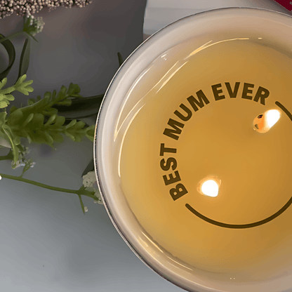 Candle - Serenity - Serenity Honeysuckle & Camellia Hidden Message Candle 250g - The Gift Company