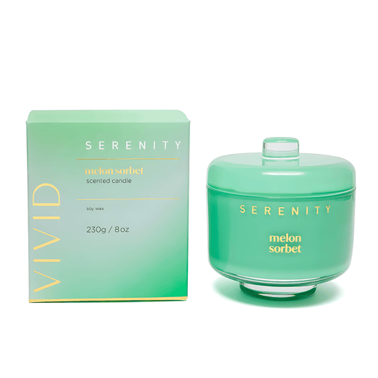 Candle - Serenity - Serenity Melon Sorbet Candle 230g - The Gift Company