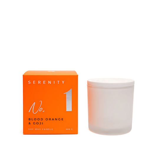 Candle - Serenity - Serenity Orange & Goji Candle 300g - The Gift Company