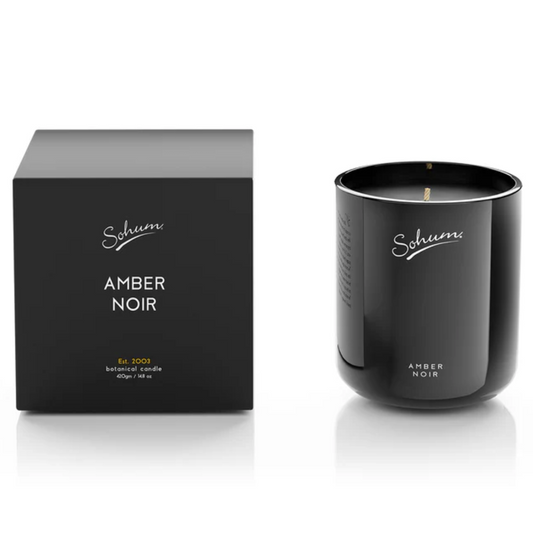Candle - Sohum - Sohum Amber Noir Signature Candle 420g - The Gift Company