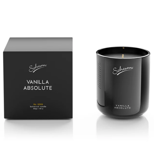 Candle - Sohum - Sohum Vanilla Absolute Signature Candle 420g - The Gift Company