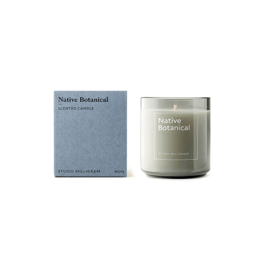 Candle - Studio Milligram - Studio Milligram Native Botanical Scented Candle 220g - The Gift Company