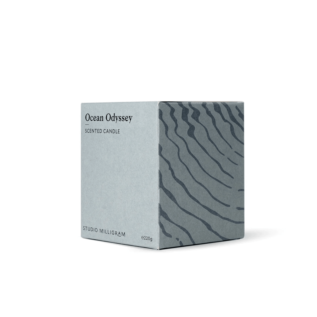 Candle - Studio Milligram - Studio Milligram Ocean Odyssey Scented Candle 220g - The Gift Company