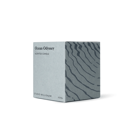 Candle - Studio Milligram - Studio Milligram Ocean Odyssey Scented Candle 220g - The Gift Company