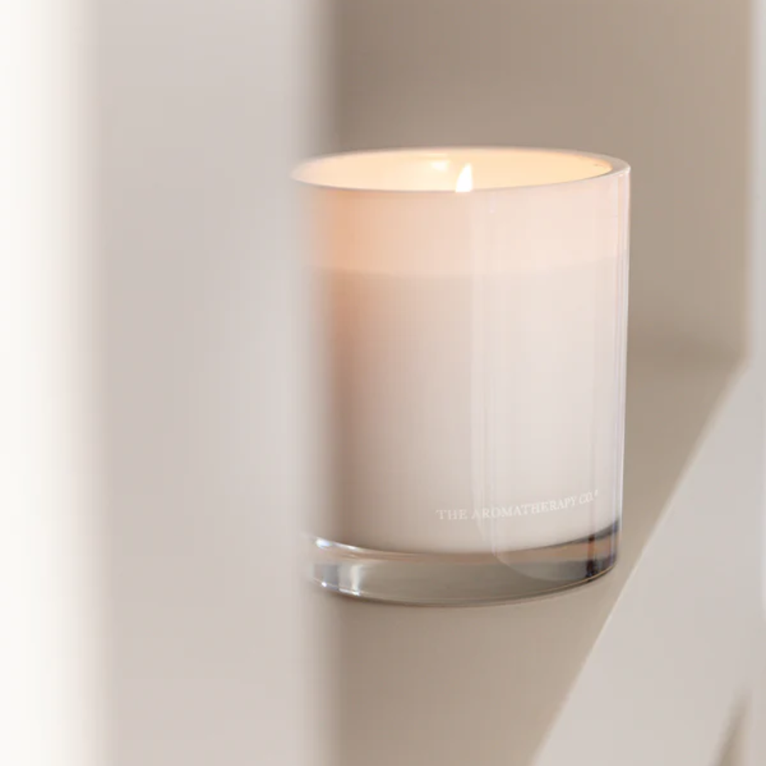 Candle - The Aromatherapy Co. - The Aromatherapy Co. Rose Jasmine & Oud Naturals Candle 400g - The Gift Company