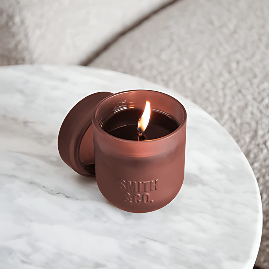 Candle - The Aromatherapy Co. - The Aromatherapy Co. Smith & Co. Soy Wax Candle Black Oud & Saffron 250g - The Gift Company