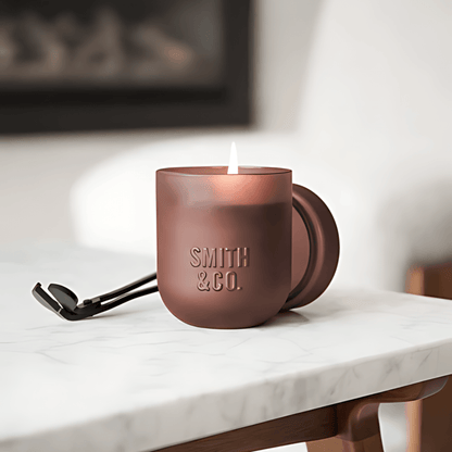 Candle - The Aromatherapy Co. - The Aromatherapy Co. Smith & Co. Soy Wax Candle Black Oud & Saffron 250g - The Gift Company
