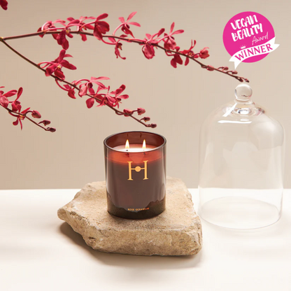 Candle - The Herbologist - The Herbologist Rose Geranium Candle 300g - The Gift Company