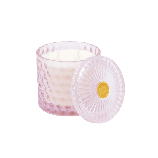 Candle - The SOi Co - The SOi Co Champagne Lily Shimmer Candle 425g - The Gift Company