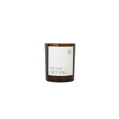 Candle - Three More Days - Three More Days THE DAY I MET YOU Amber Candle 200g - The Gift Company