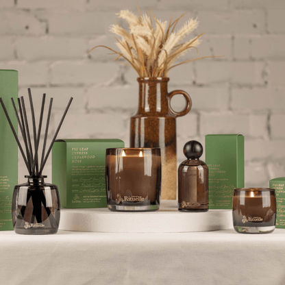 Candle - Urban Rituelle - Urban Rituelle Fig Leaf, Cypress, Cedarwood, Moss Candle 140g - The Gift Company