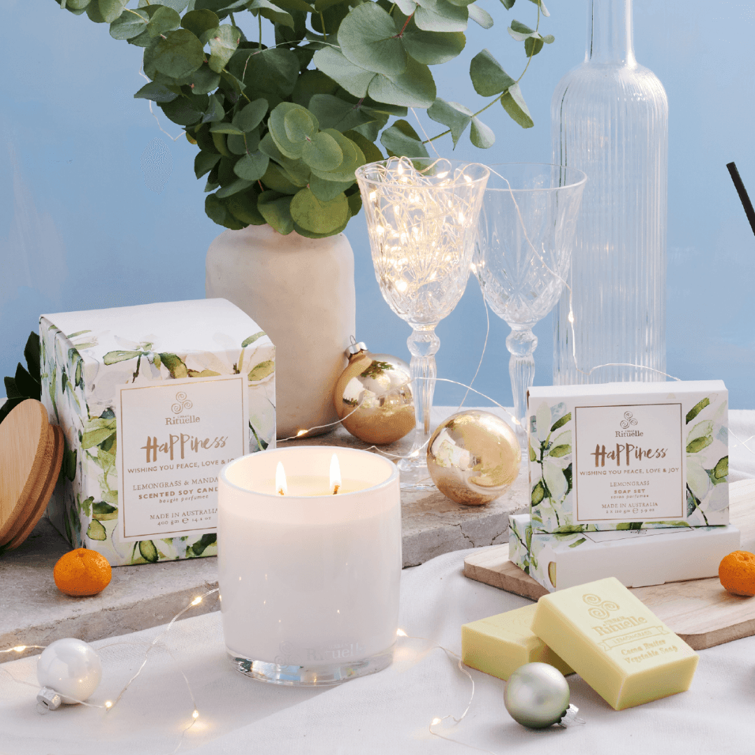 Candle - Urban Rituelle - Urban Rituelle Lemongrass & Mandarin Candle 400g - The Gift Company