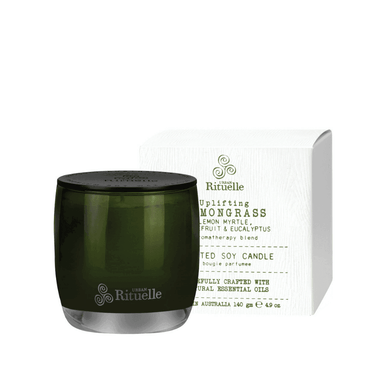 Urban Rituelle Lemongrass, Lemon Myrtle, Grapefruit & Eucalyptus Candle 140g - The Perfume Company