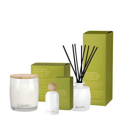 Candle - Urban Rituelle - Urban Rituelle Lemongrass, Mandarin Zest, Tahitian Lime, Sandalwood Bundle (worth $130) - The Gift Company