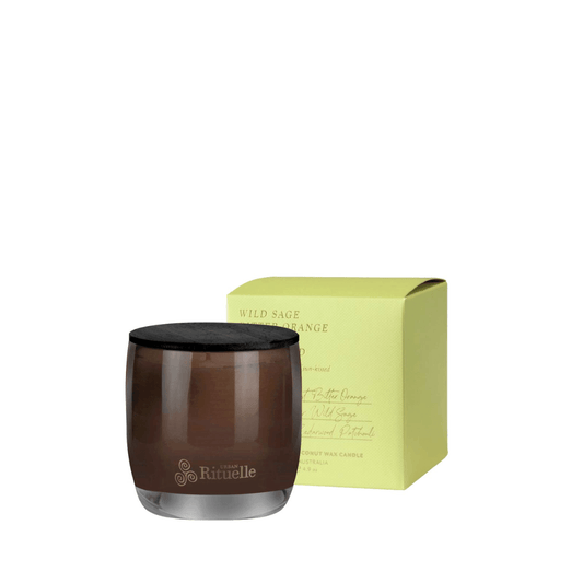 Candle - Urban Rituelle - Urban Rituelle Wild Sage, Bitter Orange, Bergamot, Driftwood Candle 140g - The Gift Company