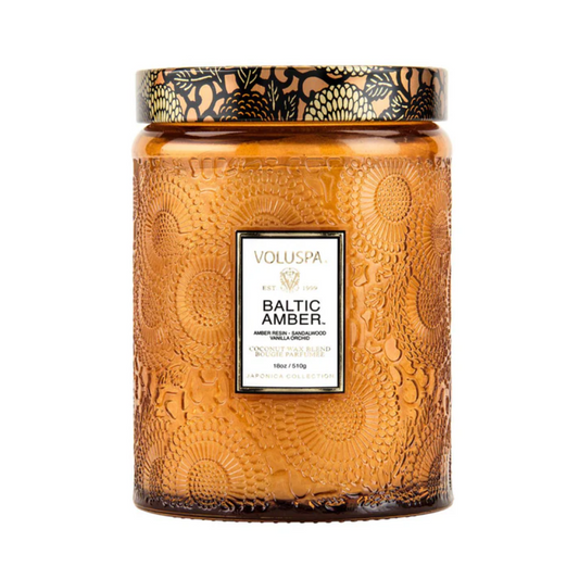 Candle - VOLUSPA - VOLUSPA Baltic Amber 100hr Candle 510g - The Gift Company