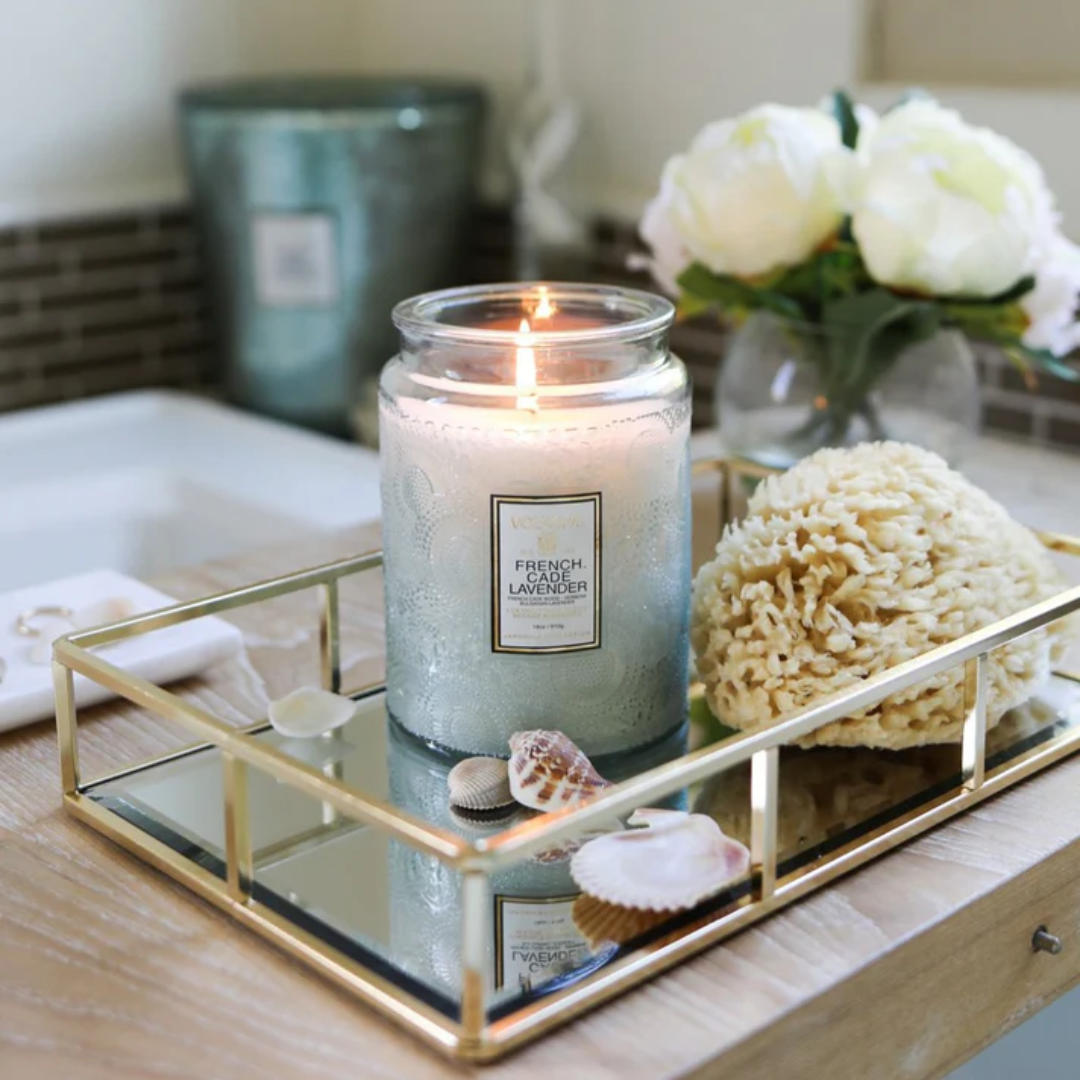 Candle - VOLUSPA - VOLUSPA French Cade & Lavender 100hr Candle 510g - The Gift Company
