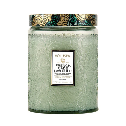 Candle - VOLUSPA - VOLUSPA French Cade & Lavender 100hr Candle 510g - The Gift Company