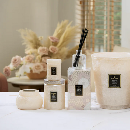 Candle - VOLUSPA - VOLUSPA Santal Vanille 100hr Candle 510g - The Gift Company