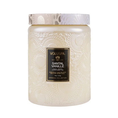 Candle - VOLUSPA - VOLUSPA Santal Vanille 100hr Candle 510g - The Gift Company
