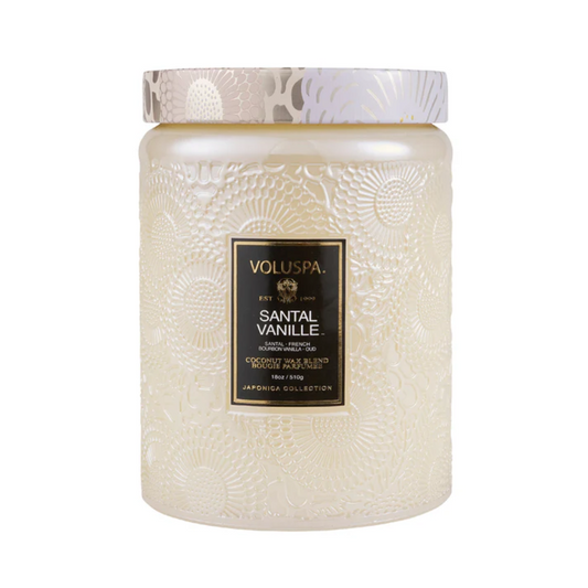 Candle - VOLUSPA - VOLUSPA Santal Vanille 100hr Candle 510g - The Gift Company