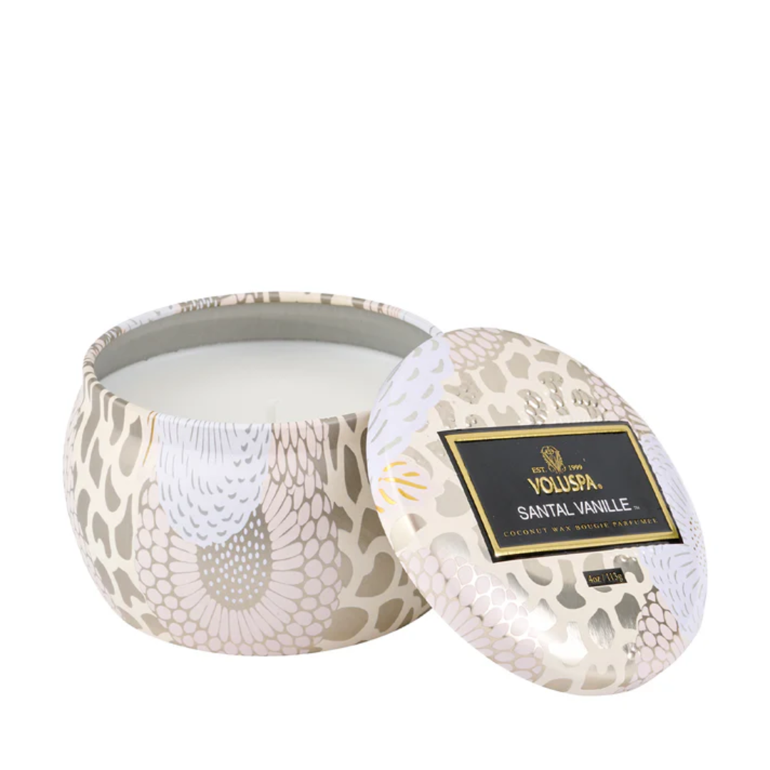 Candle - VOLUSPA - VOLUSPA Santal Vanille Decorative Candle 113g - The Gift Company