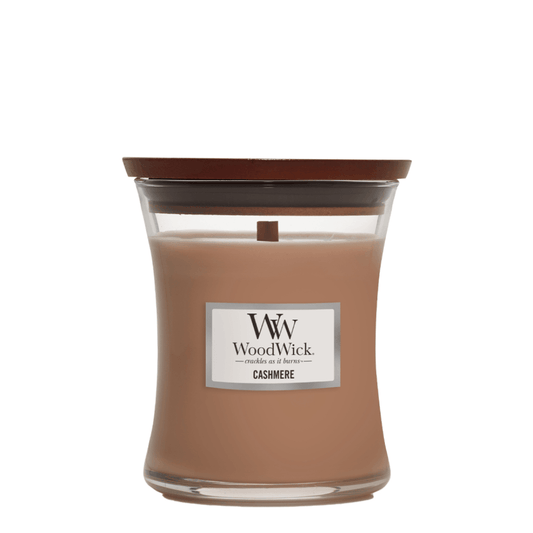 Candle - WoodWick - WoodWick Cashmere Medium Candle 275g - The Gift Company