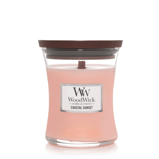 Candle - WoodWick - WoodWick Coastal Sunset Medium Candle 275g - The Gift Company