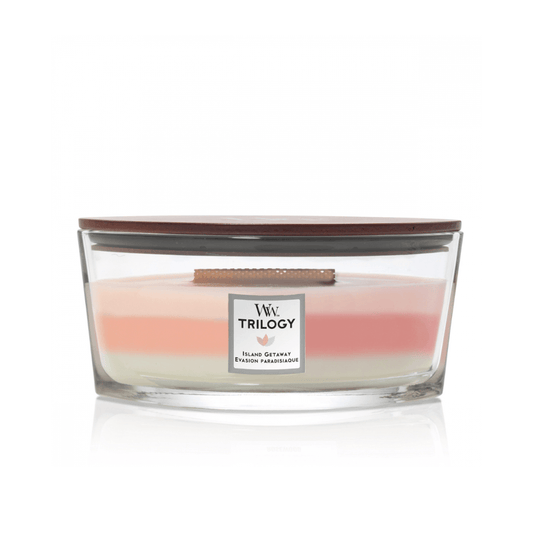 Candle - WoodWick - WoodWick Island Getaway Trilogy Ellipse - The Gift Company