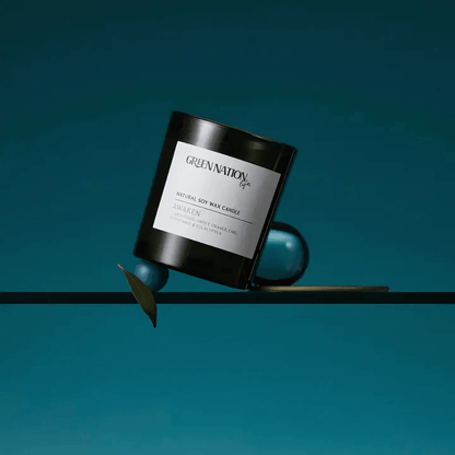 Candles - Green Nation Life - Green Nation Life Luxurious Scented Soy Wax Candle 300g - AWAKEN - The Gift Company