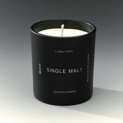 Candles - Solid State - Solid State Single Malt Candle Whisky Caramel 250g - The Gift Company