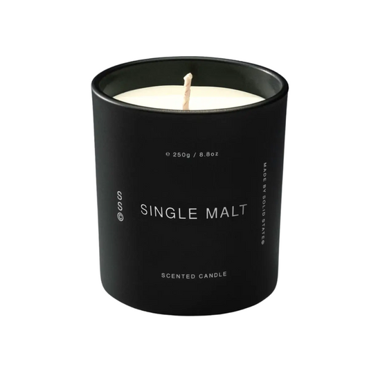 Candles - Solid State - Solid State Single Malt Candle Whisky Caramel 250g - The Gift Company