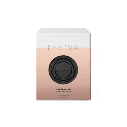 Car Diffuser - Ecoya - ECOYA Car Diffuser - Cedarwood & Leather - The Gift Company