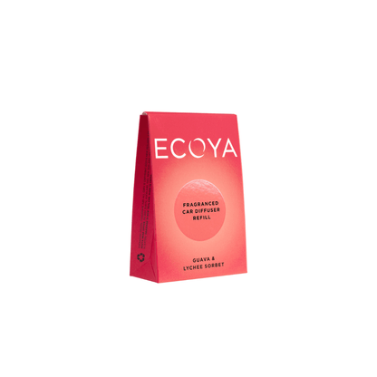 Car Diffuser - Ecoya - ECOYA Guava & Lychee Sorbet Car Diffuser Refill - The Gift Company