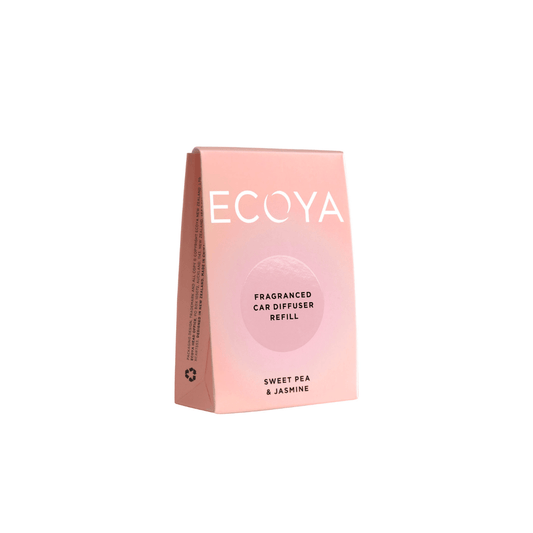 Car Diffuser - Ecoya - ECOYA Sweet Pea & Jasmine Car Diffuser Refill - The Gift Company