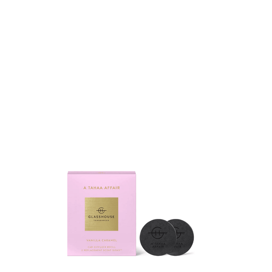 Car Diffuser - Glasshouse - Glasshouse Fragrances Car Diffuser Replacement Scent Disk - A Tahaa Affair - The Gift Company