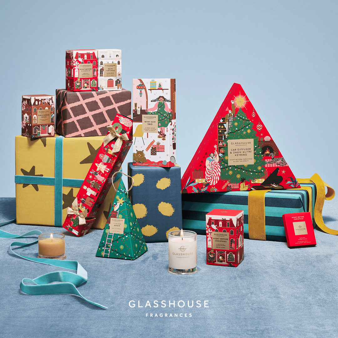 Car Diffuser - Glasshouse - Glasshouse Fragrances Car Diffuser Replacement Scent Disk - Night Before Christmas - The Gift Company